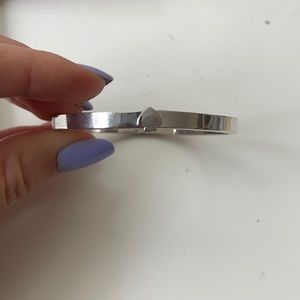 Silver Kate Spade bracelet.